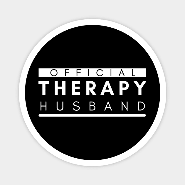 Official Therapy Husband Magnet by SnarkSharks